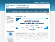 Tablet Screenshot of healthportugal.com
